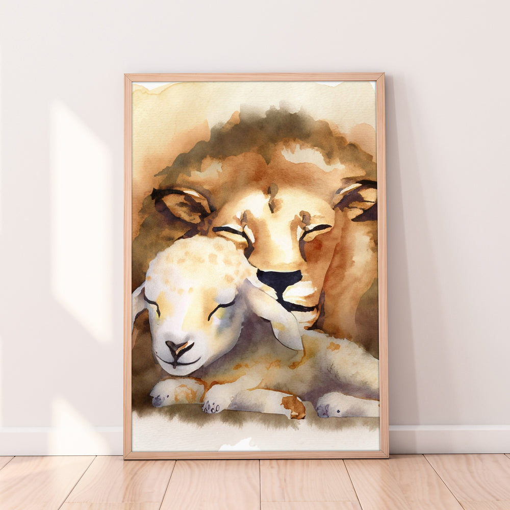 “Lamb &amp; Lion” Digital Image