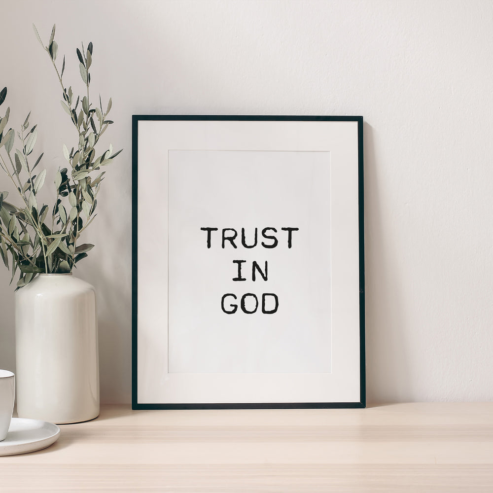 “Trust in God” Digital Image